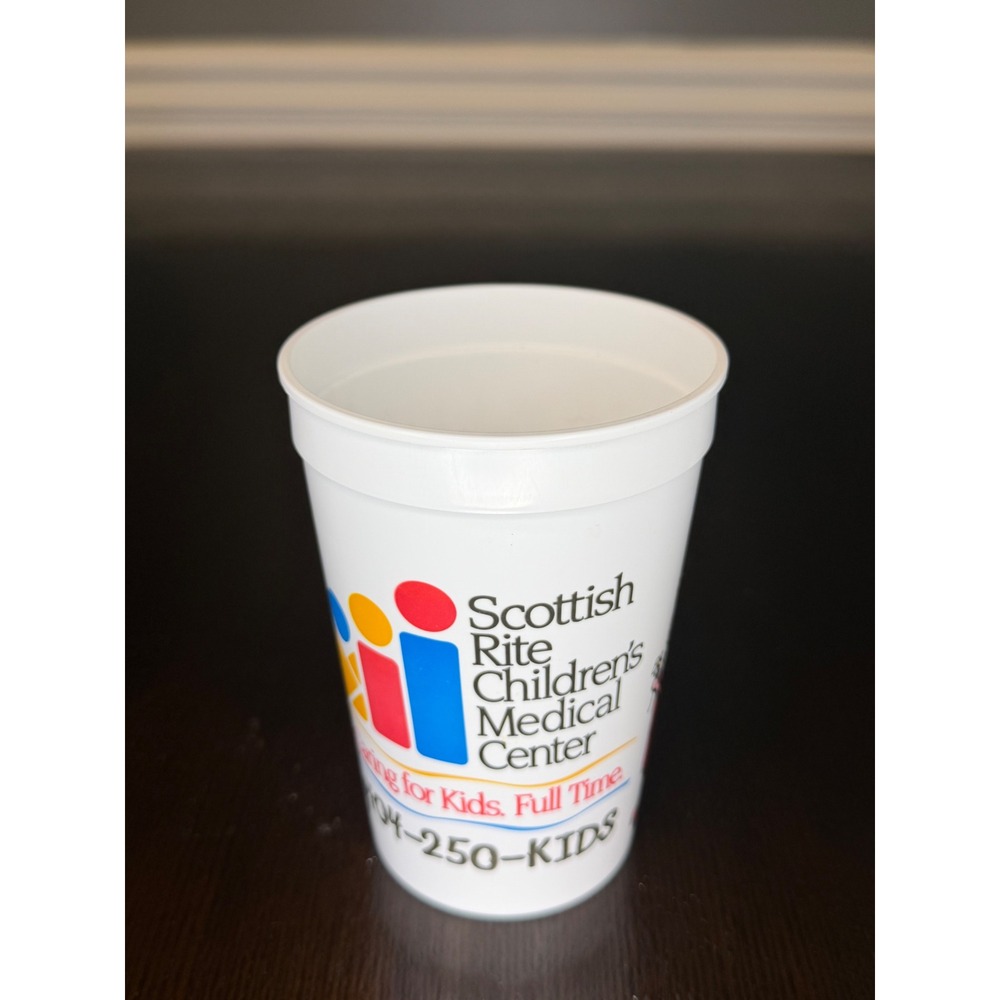 Vintage Scottish Rite Childrens Medical Center Stadium Cups Set of 3 Atlanta GA